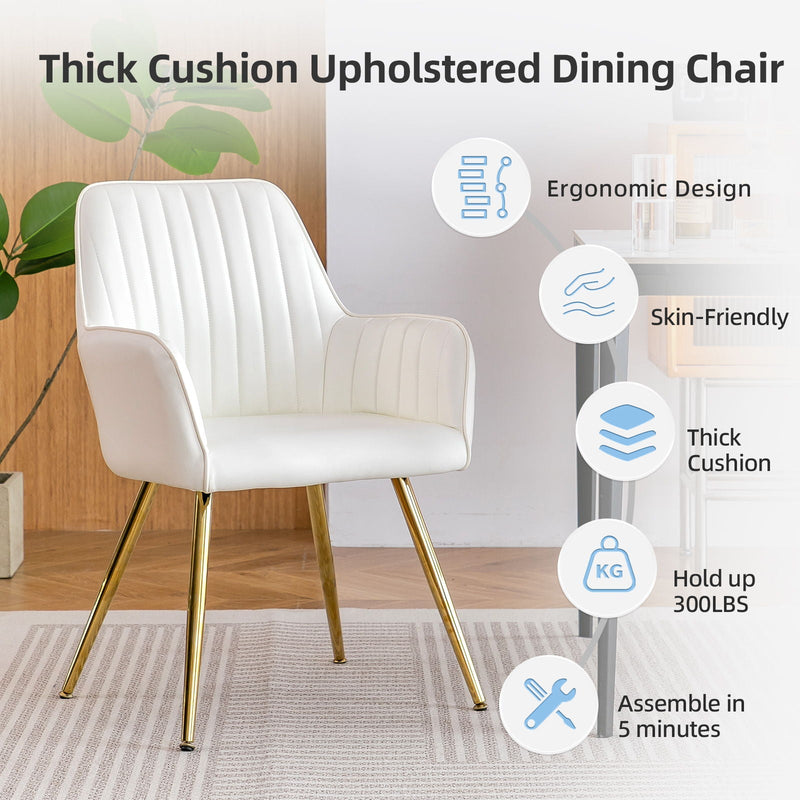 Modern Mid Back Dining Chairs by HouseOfZazla