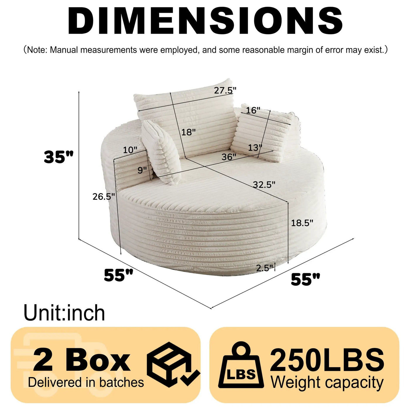 Single Sofa, Sleeper Chair For Living Room by HouseOfZazla