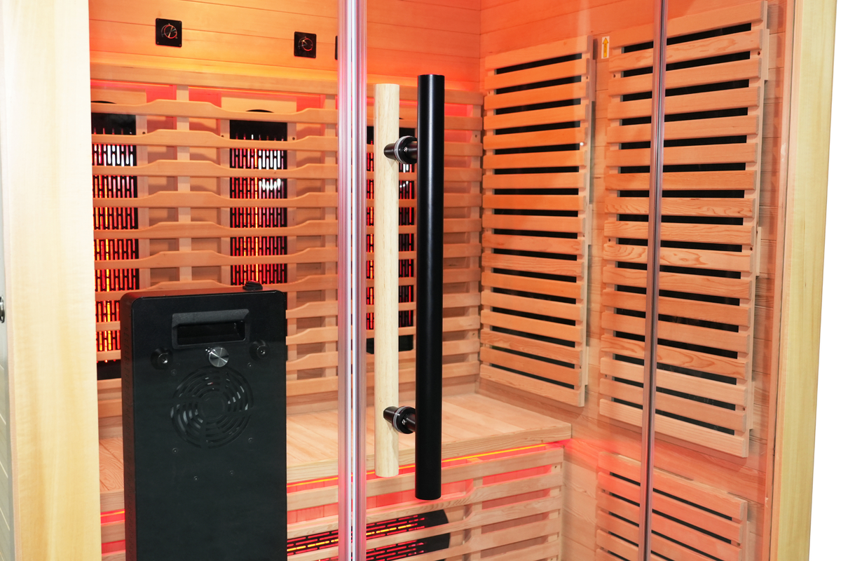 Blisspod I Venetian RED I All-In-One - Full Spectrum + Red Light Therapy I Indoor Premium Sauna I 3 Person, photo 15 of 21