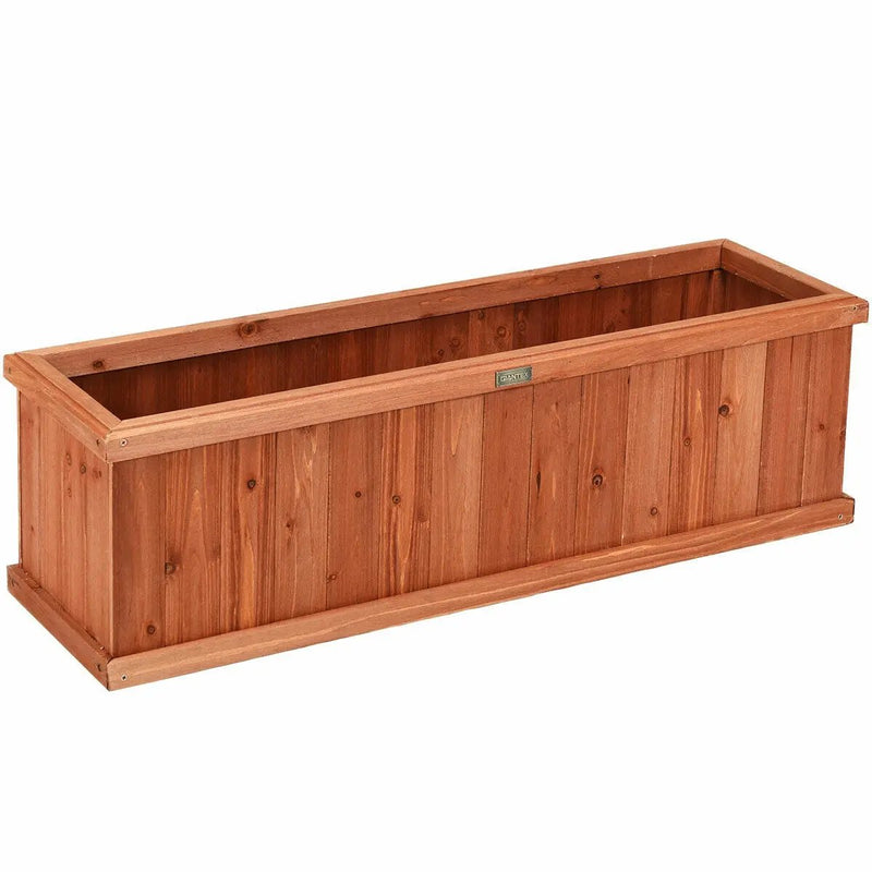 Wooden Decorative Planter Box for Garden Yard and Window by DirectDeals