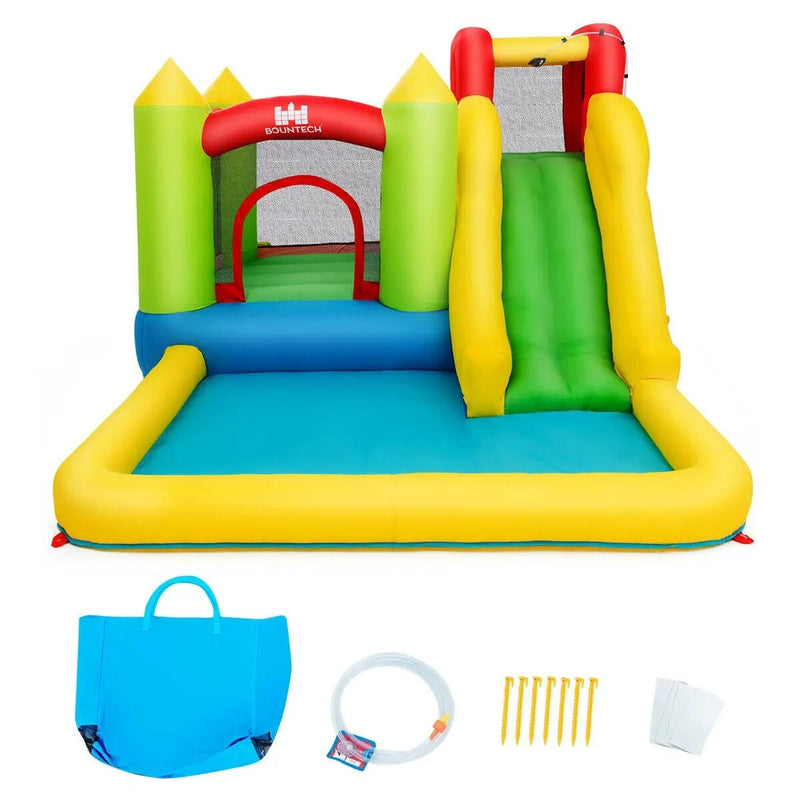 Inflatable Bounce House Water Slide Jump Bouncer without Blower by DirectDeals