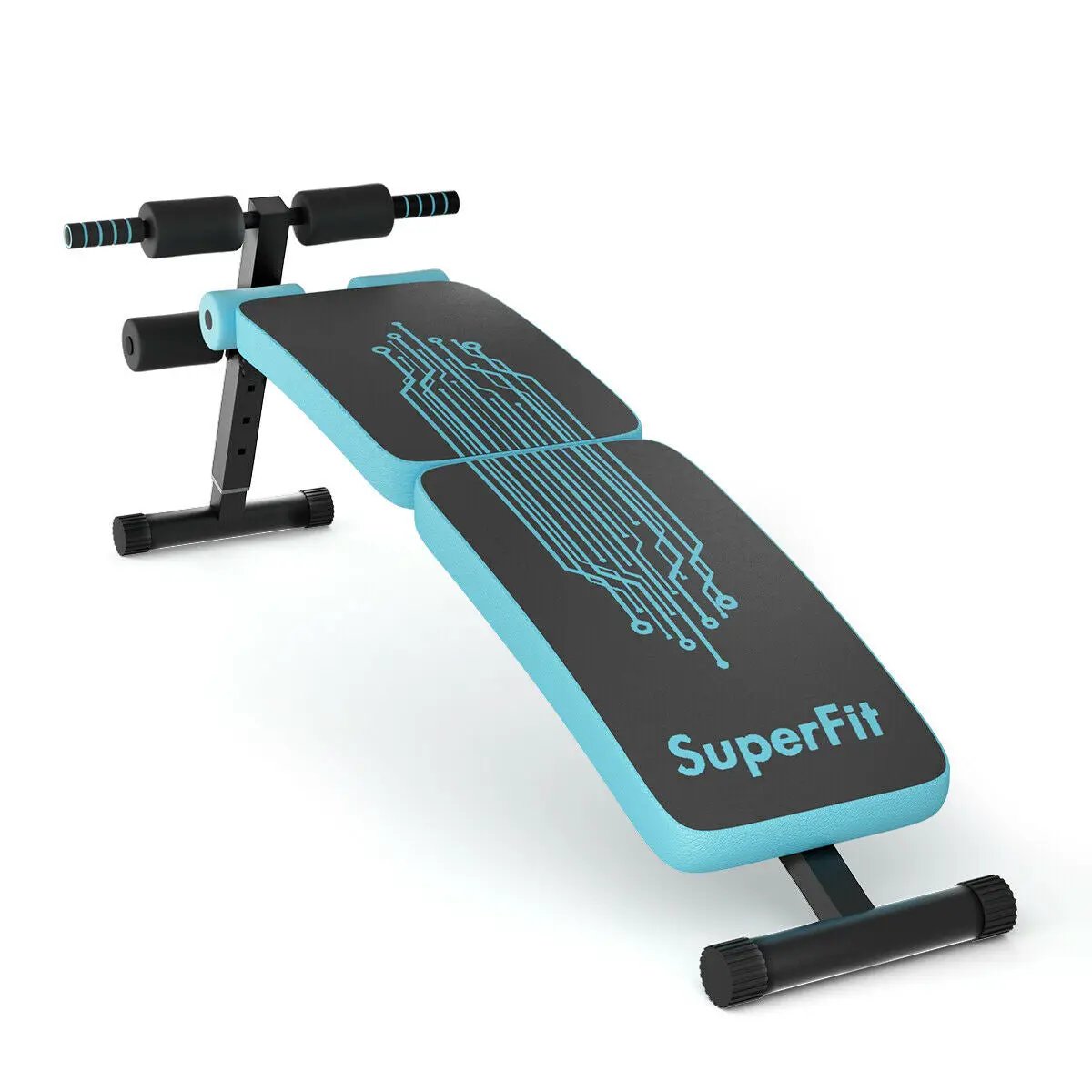 Abdominal Twister Trainer with Adjustable Height Exercise Bench by DirectDeals