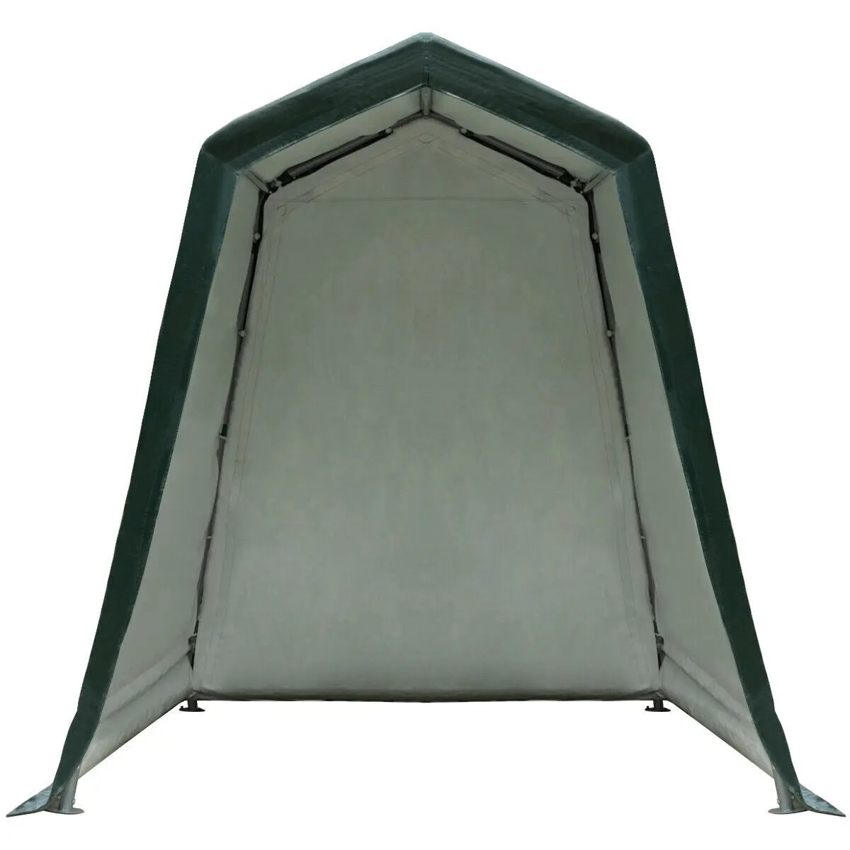 Outdoor Carport Shed with Sidewalls and Waterproof Ripstop Cover by DirectDeals