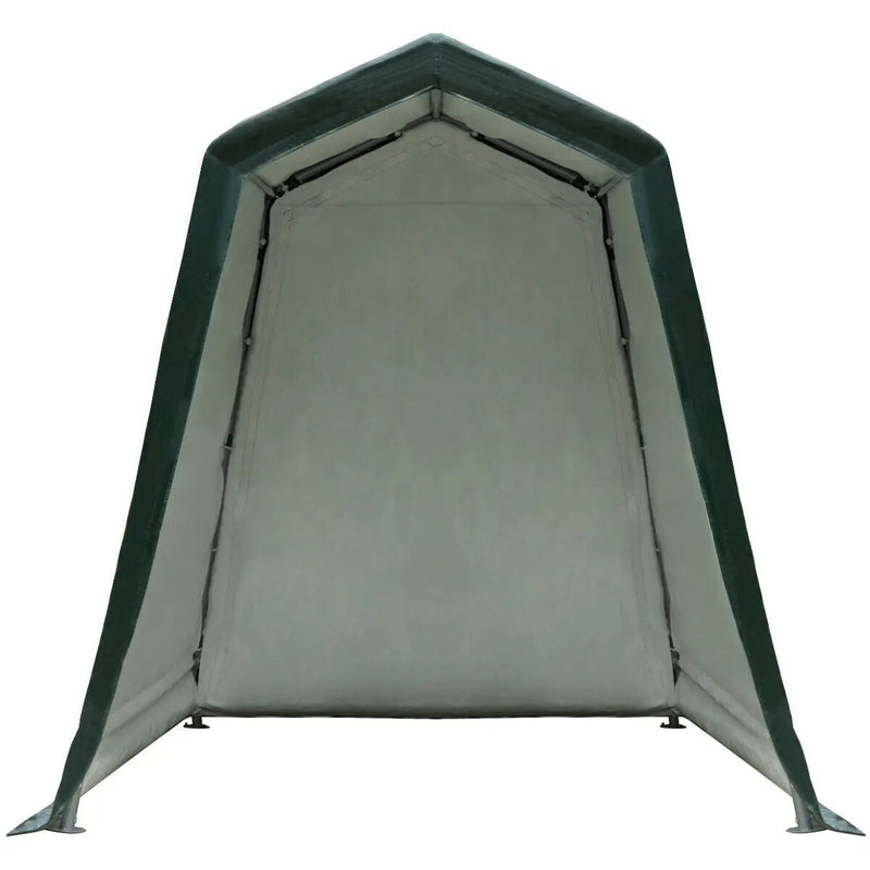 Outdoor Carport Shed with Sidewalls and Waterproof Ripstop Cover by DirectDeals