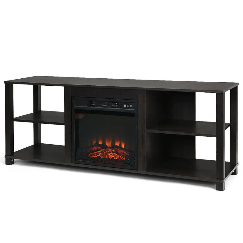 2-Tier TV Storage Cabinet Console with Adjustable Shelves by DirectDeals