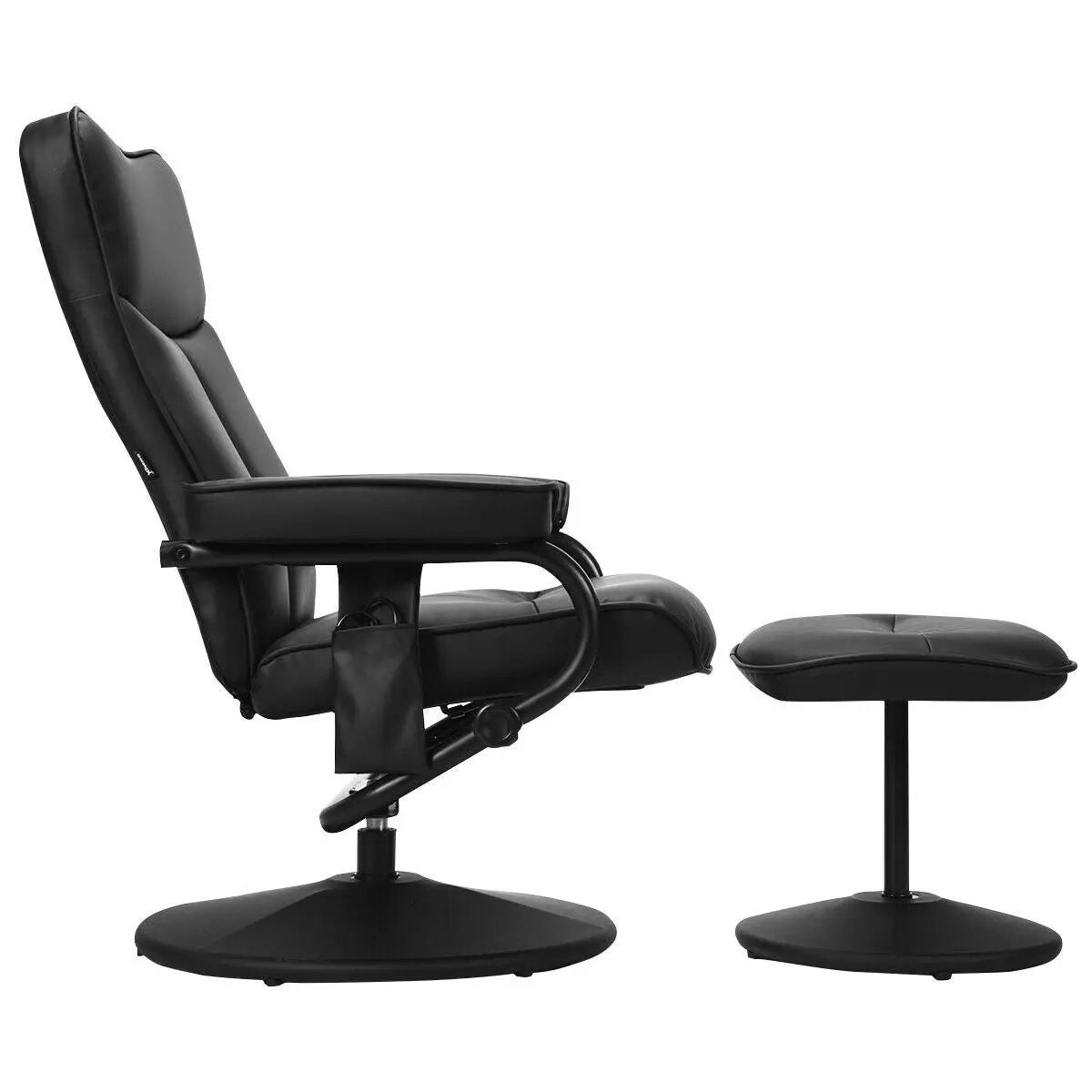 Electric Massage Recliner Chair with Ottoman and Remote Control by DirectDeals