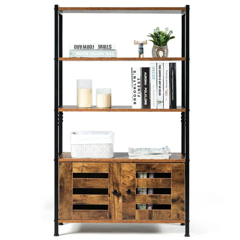 Industrial Storage Shelf with 2 Shutter Doors by DirectDeals