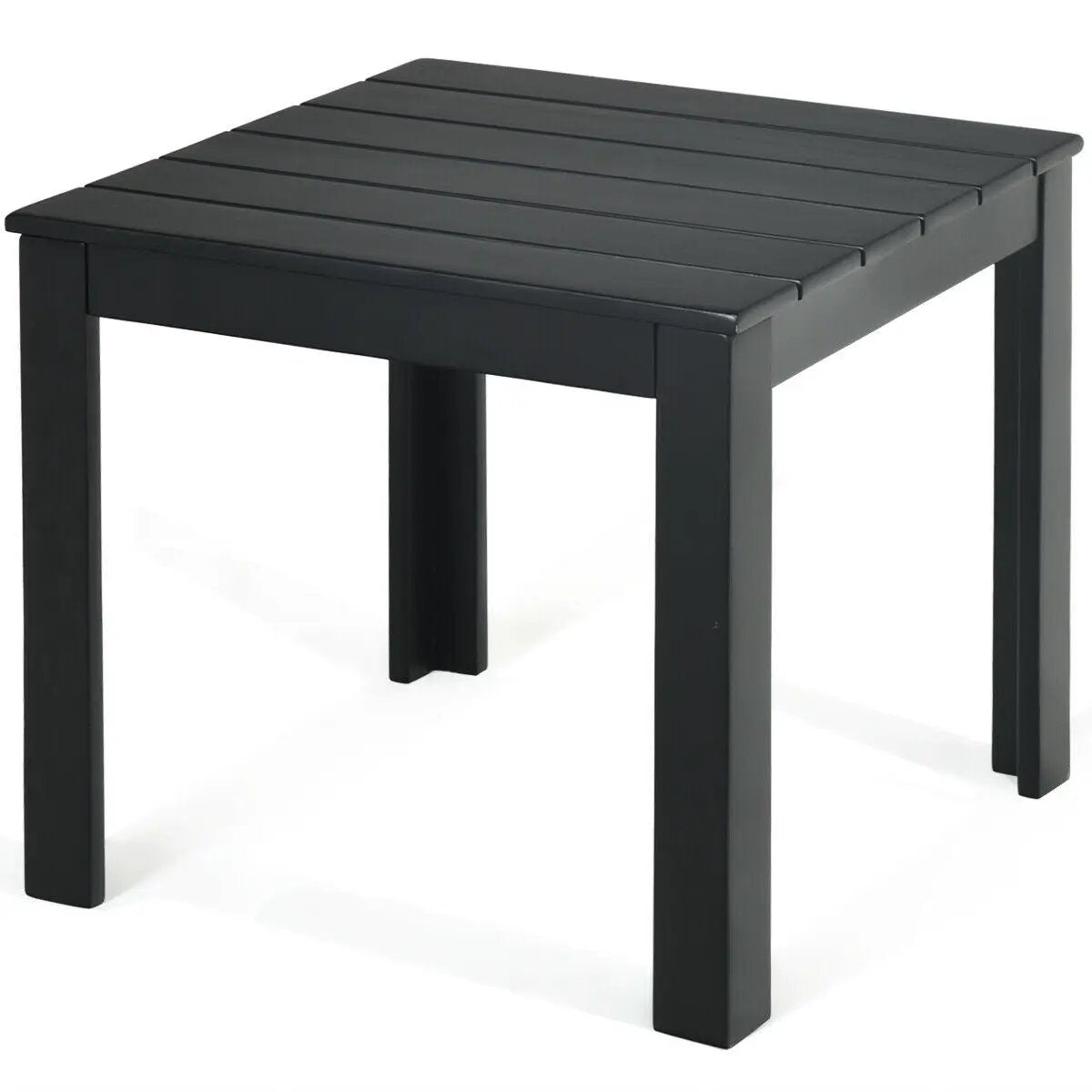 Wooden Square Patio Coffee Bistro Table by DirectDeals
