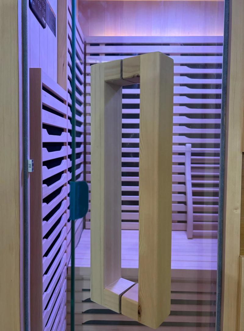 Blisspod | Milano | Full Spectrum Sauna | Canadian Hemlock Wood | Ultra Low EMF | 5 Far Infrared & 1 Red Glass Heater | Chromotherapy | Upto 2 Person, photo 7 of 15