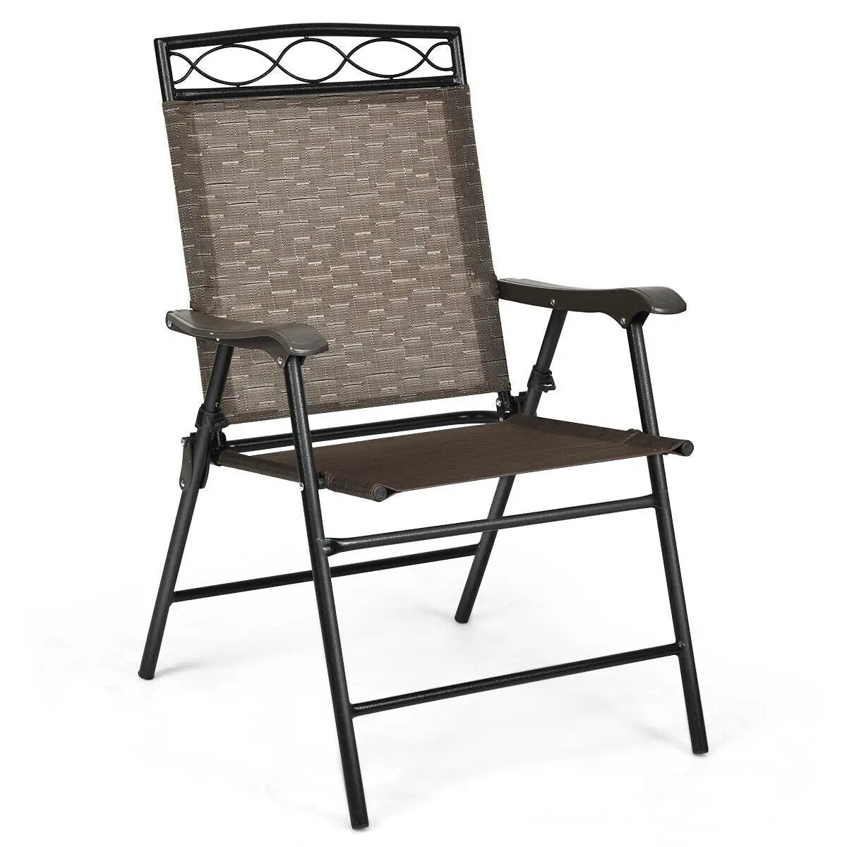 Set of 4 Patio Folding Chairs by DirectDeals