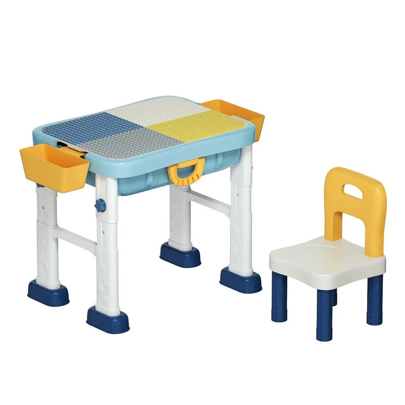 6-in-1 Kids Activity Table Set with Chair by DirectDeals