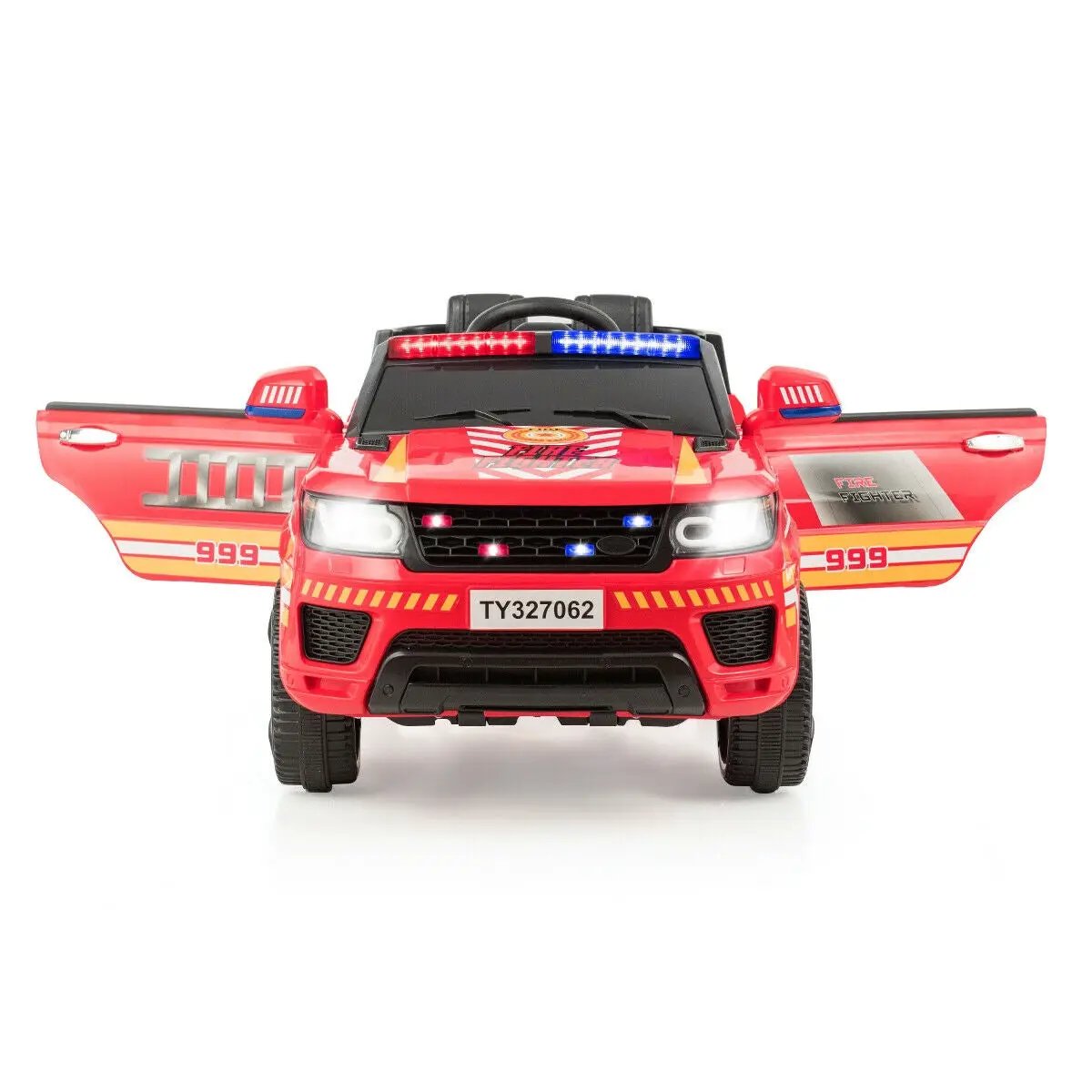 12V Kids Electric Ride On Car with Remote Control-Red by DirectDeals