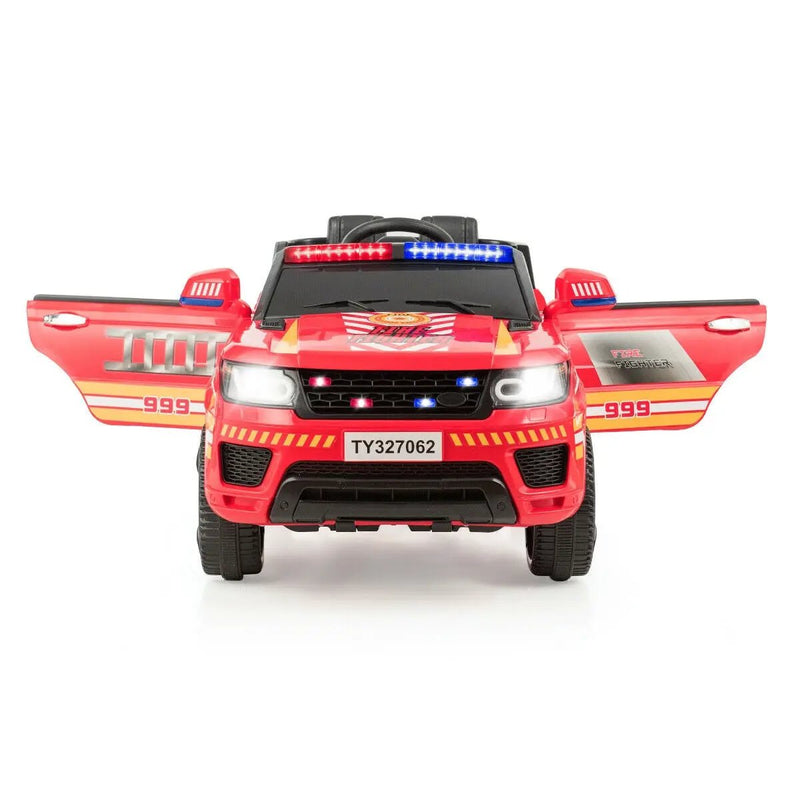 12V Kids Electric Ride On Car with Remote Control-Red by DirectDeals