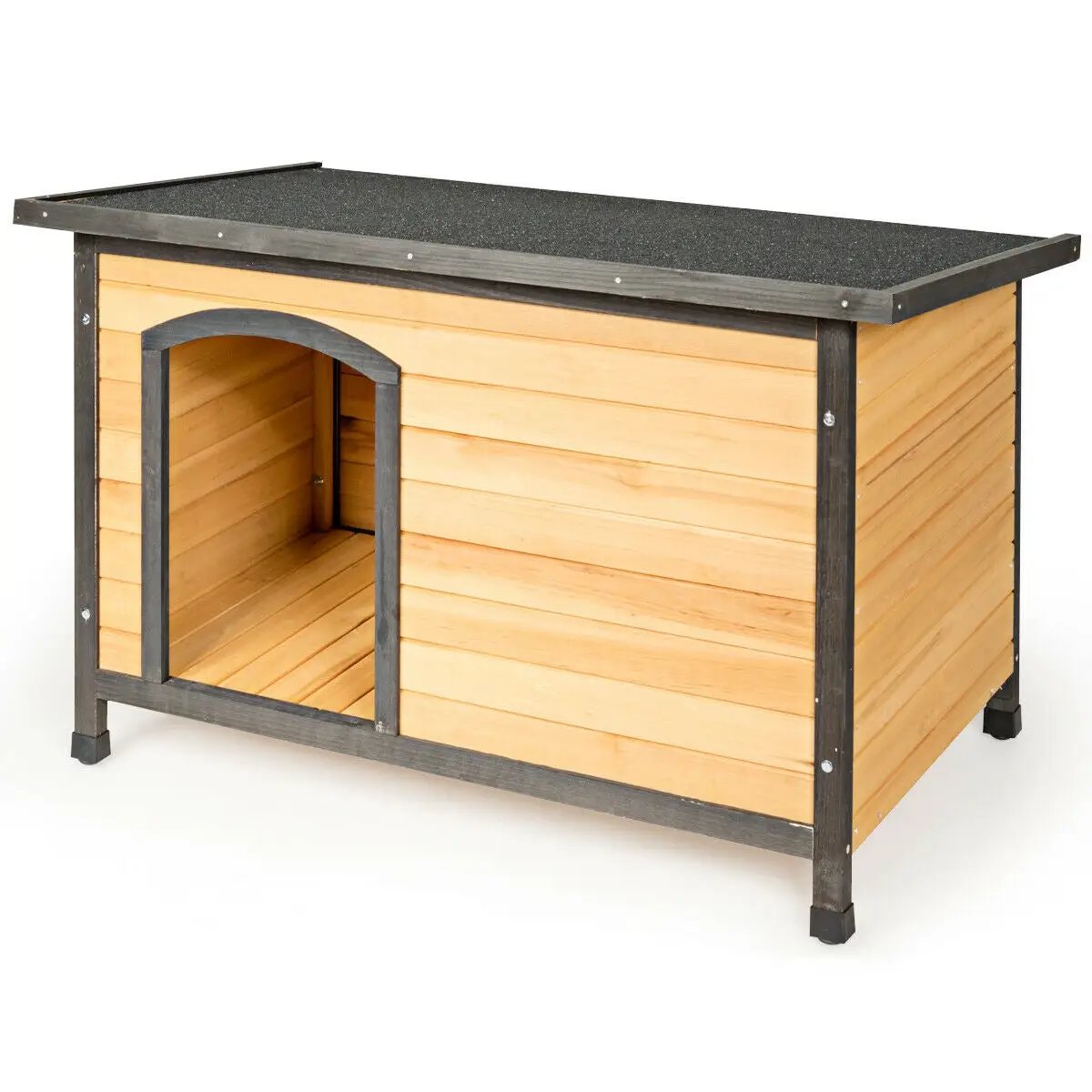 Wood Extreme Weather Resistant Pet Log Cabin by DirectDeals