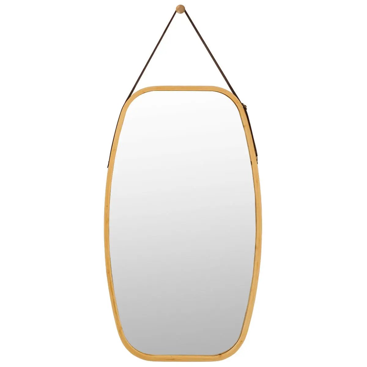 30 Inch Modern Rectangle Wall Hanging Framed Mirror by DirectDeals