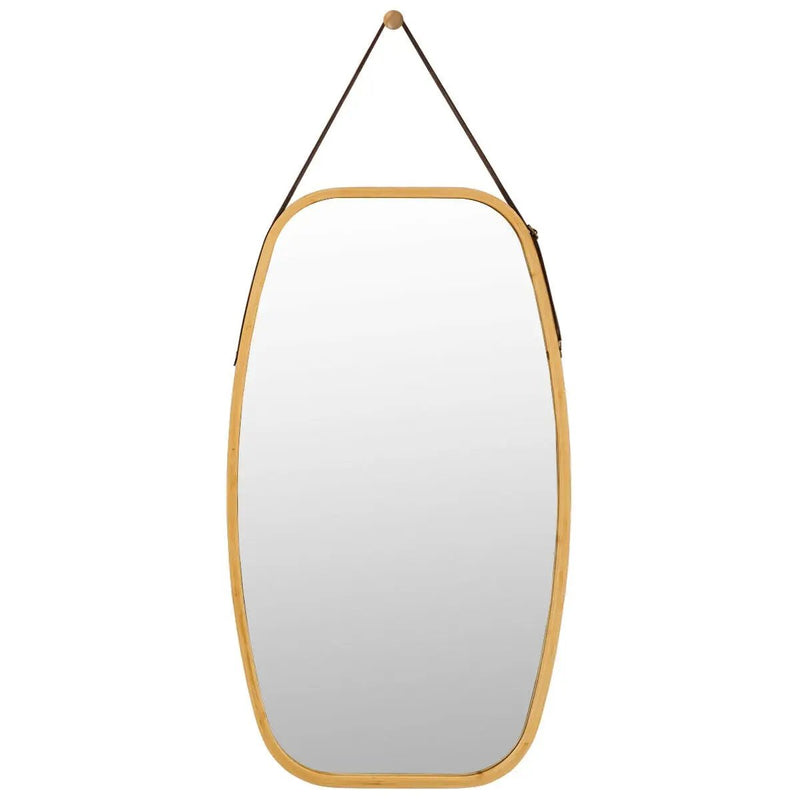 30 Inch Modern Rectangle Wall Hanging Framed Mirror by DirectDeals