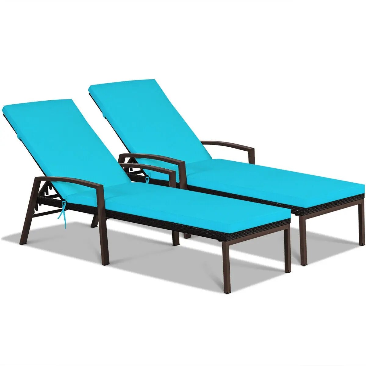2 Pieces Patio Rattan by DirectDeals