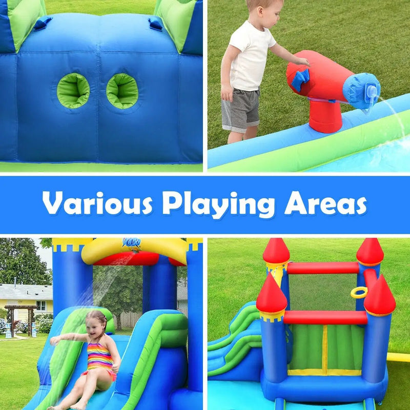 Kids Inflatable Bounce House Water Slide without Blower by DirectDeals