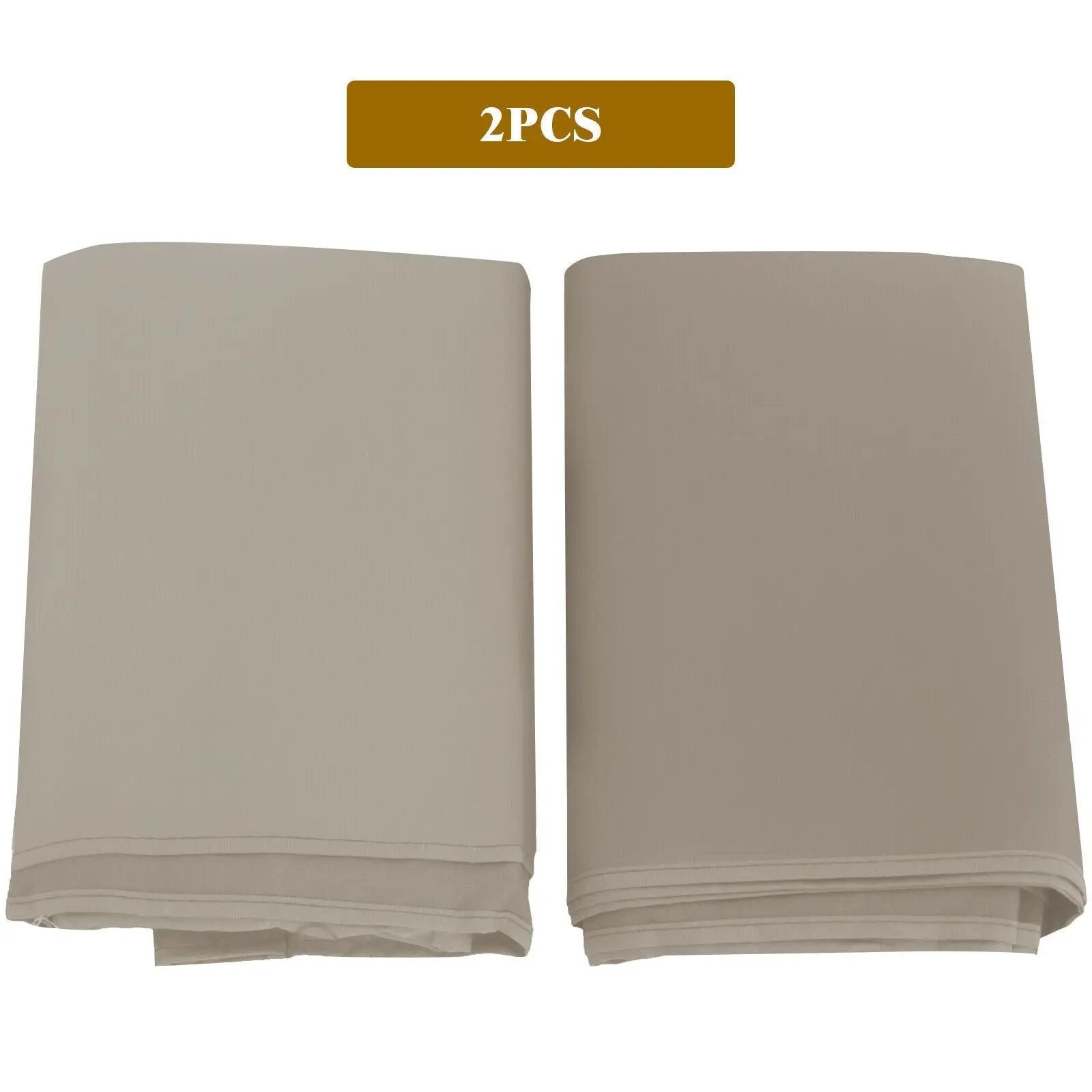 16' x 8' 2Pcs Universal Replacement Canopy for Pergola Structure Sun Awning-Brown by DirectDeals