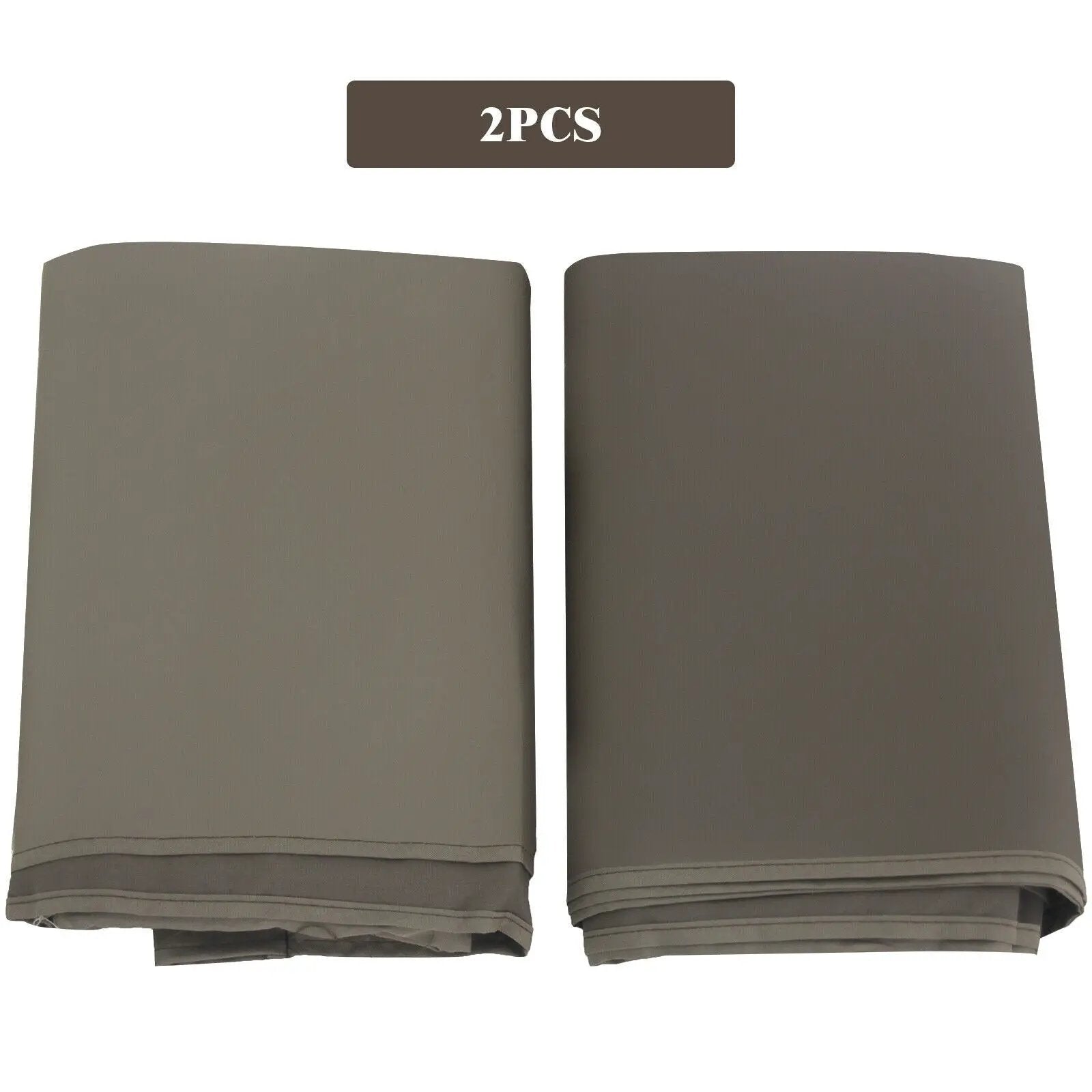 16' x 8' 2Pcs Universal Replacement Canopy for Pergola Structure Sun Awning-Brown by DirectDeals