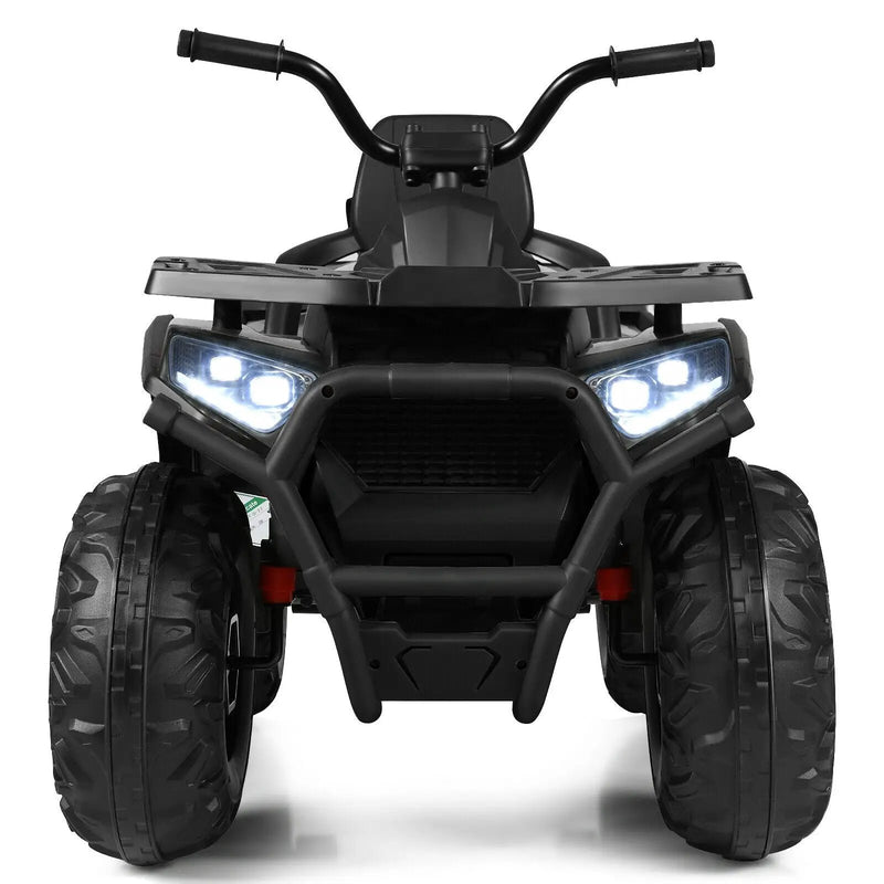 12 V Kids Electric 4-Wheeler ATV Quad with MP3 and LED Lights by DirectDeals