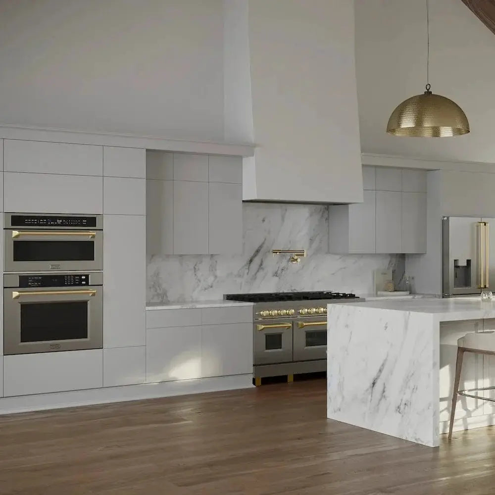 ZLINE 30” Convection Microwave, Stainless Steel, Gold MWOZ-30-G by Farmhouse Kitchen and Bath