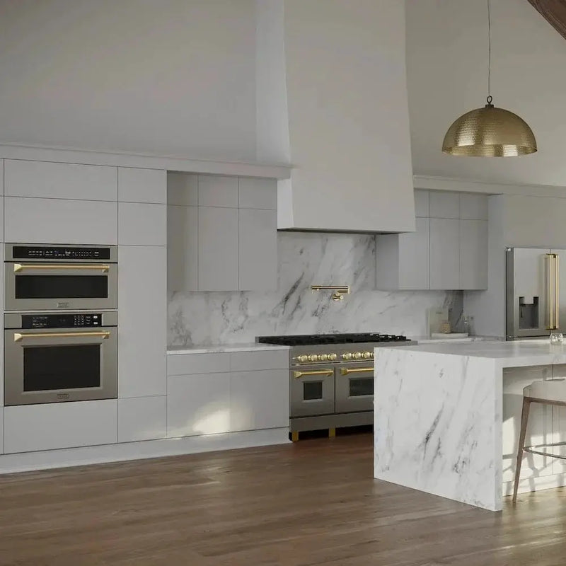 ZLINE 30” Convection Microwave, Stainless Steel, Gold MWOZ-30-G by Farmhouse Kitchen and Bath