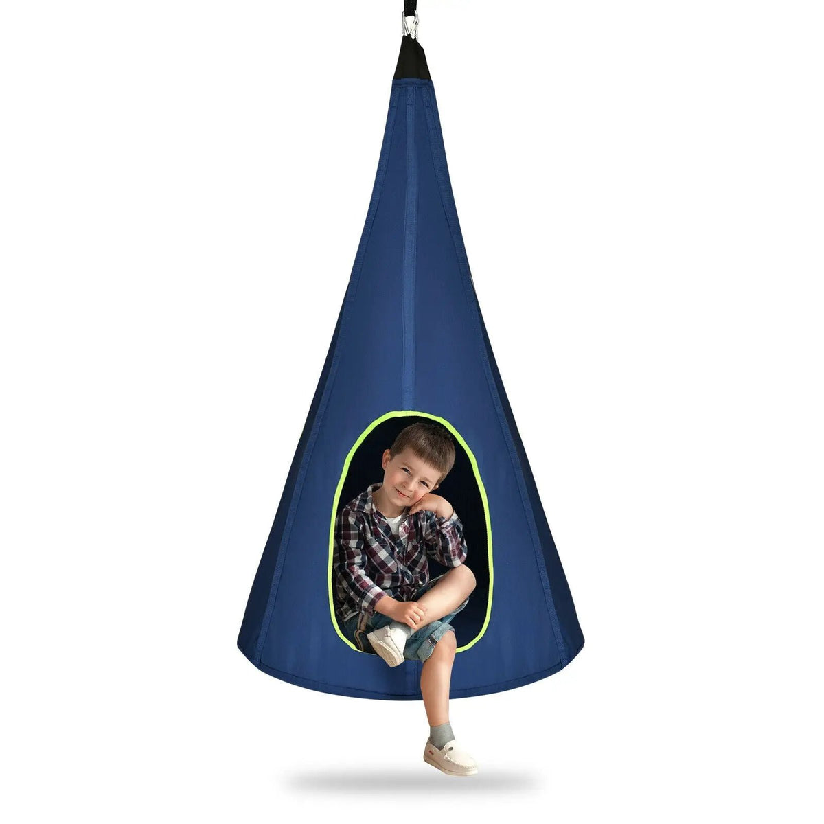 32 Inch Kids Nest Swing Chair Hanging Hammock Seat for Indoor Outdoor by DirectDeals