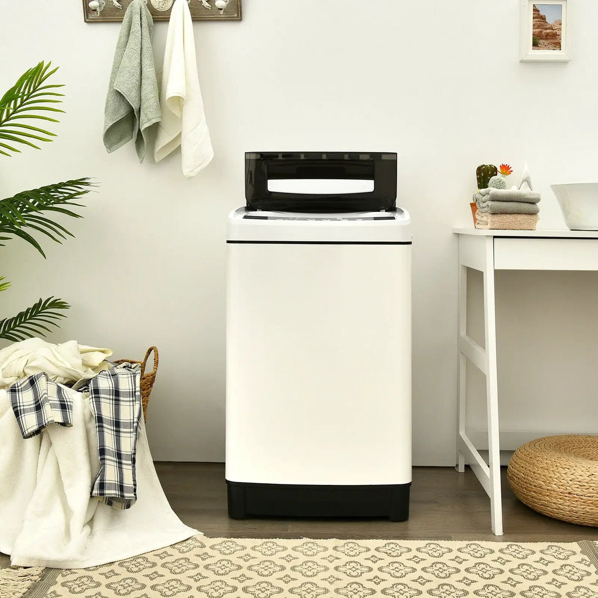 Full-Automatic Washing Machine 1.5 Cubic Feet 11 LBS Washer by DirectDeals