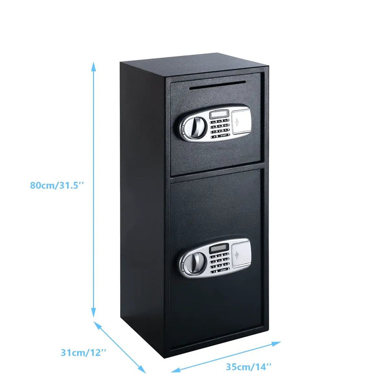 Digital Safe Box with 2 Doors by DirectDeals