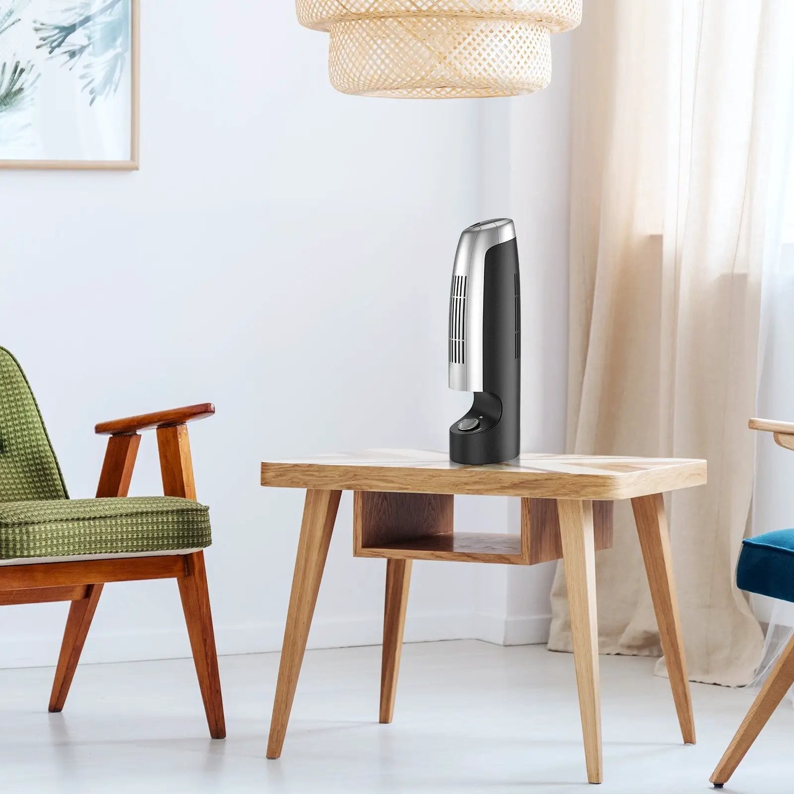 2 Pieces Mini Ionic Whisper Home Air Purifier for Dust and Smoke by DirectDeals