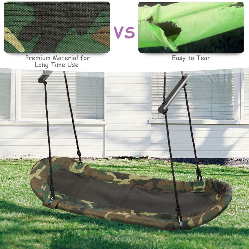 Saucer Tree Swing Surf Kids Outdoor Adjustable by DirectDeals
