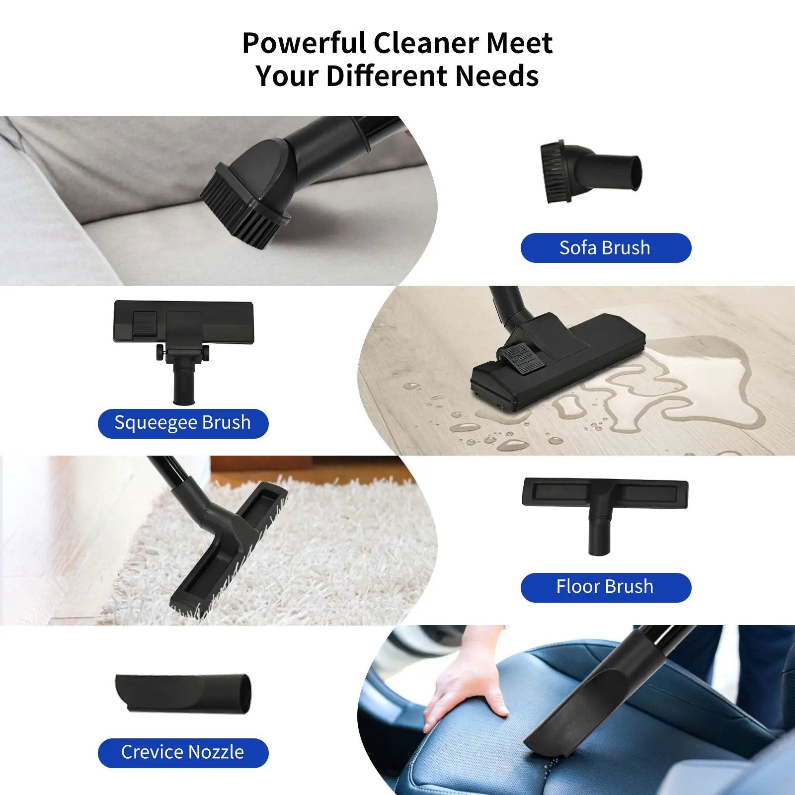 3 in 1 6.6 Gallon 4.8 Peak HP Wet Dry Vacuum Cleaner with Blower by DirectDeals
