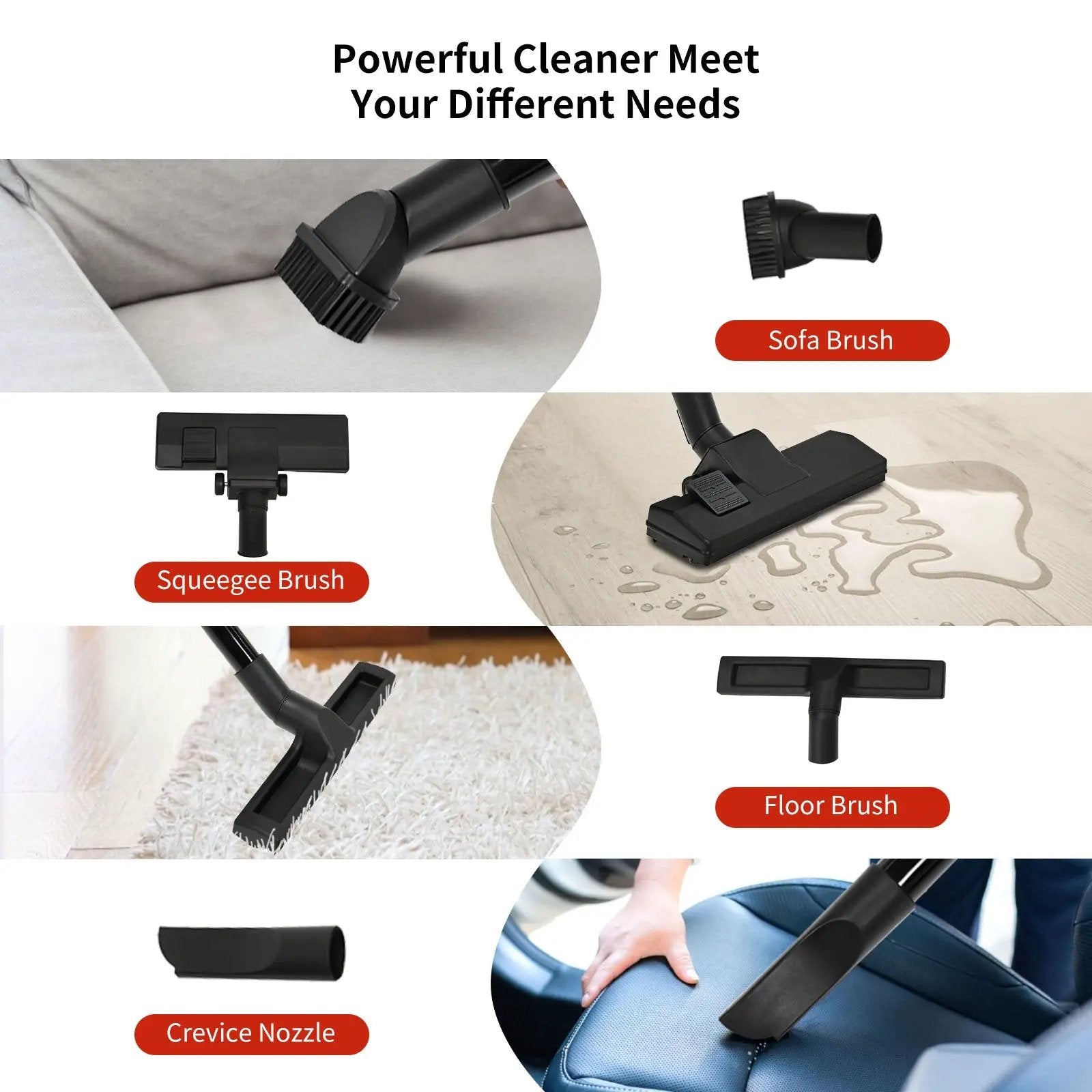 3 in 1 6.6 Gallon 4.8 Peak HP Wet Dry Vacuum Cleaner with Blower by DirectDeals