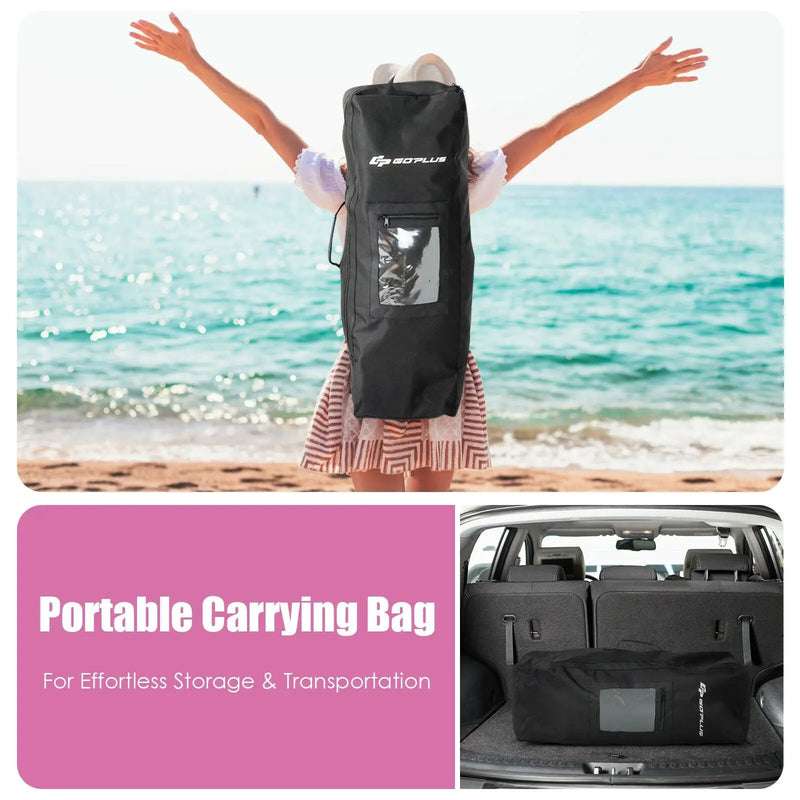 10.6 Feet Inflatable Adjustable Paddle Board with Carry Bag by DirectDeals