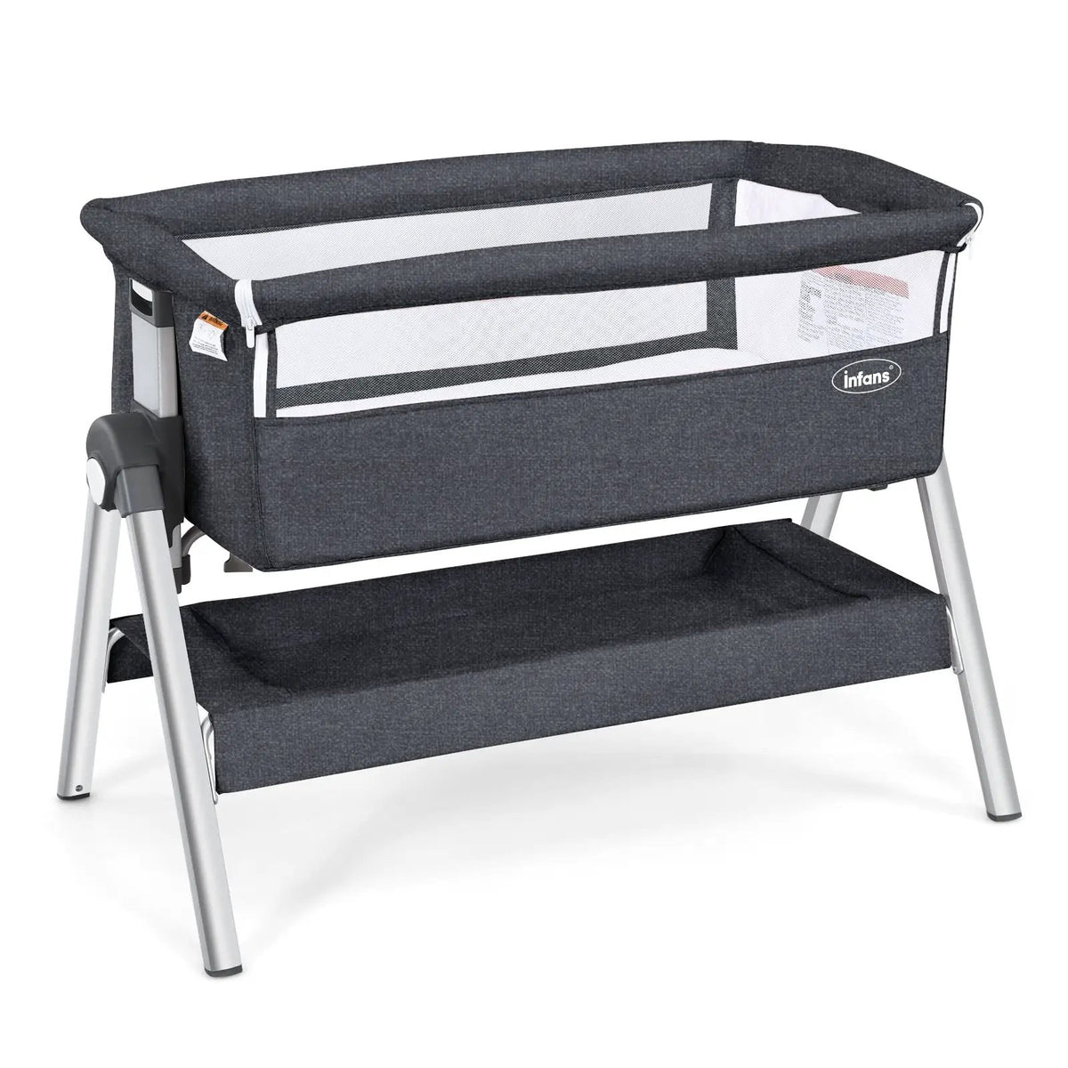 Portable Baby Bedside Sleeper with Adjustable Heights and Angle by DirectDeals