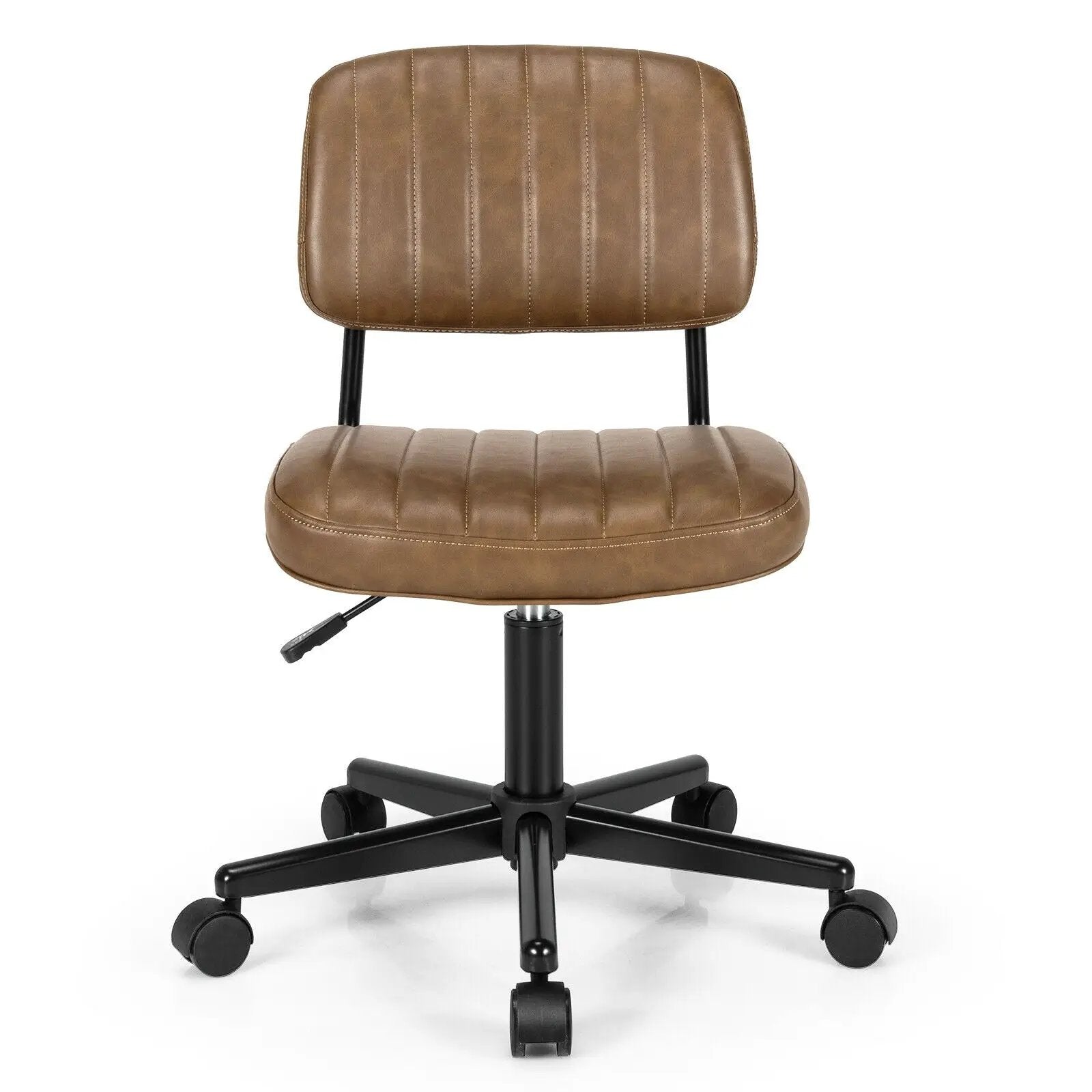 PU Leather Adjustable Office Chair Swivel Task Chair with Backrest by DirectDeals