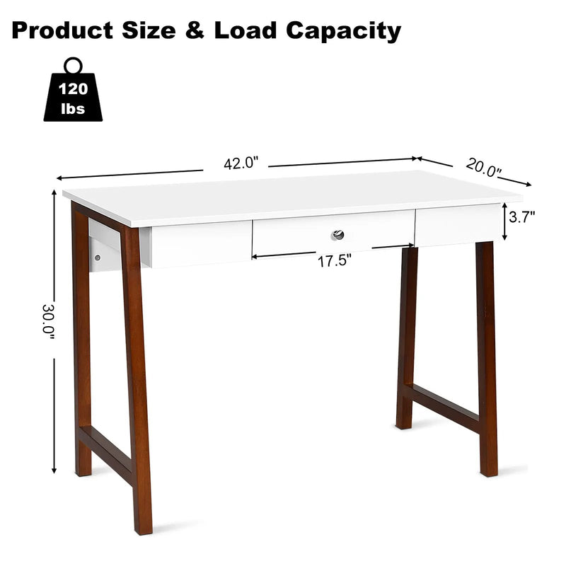 Computer Desk Laptop PC Writing Table Makeup Vanity Table by DirectDeals