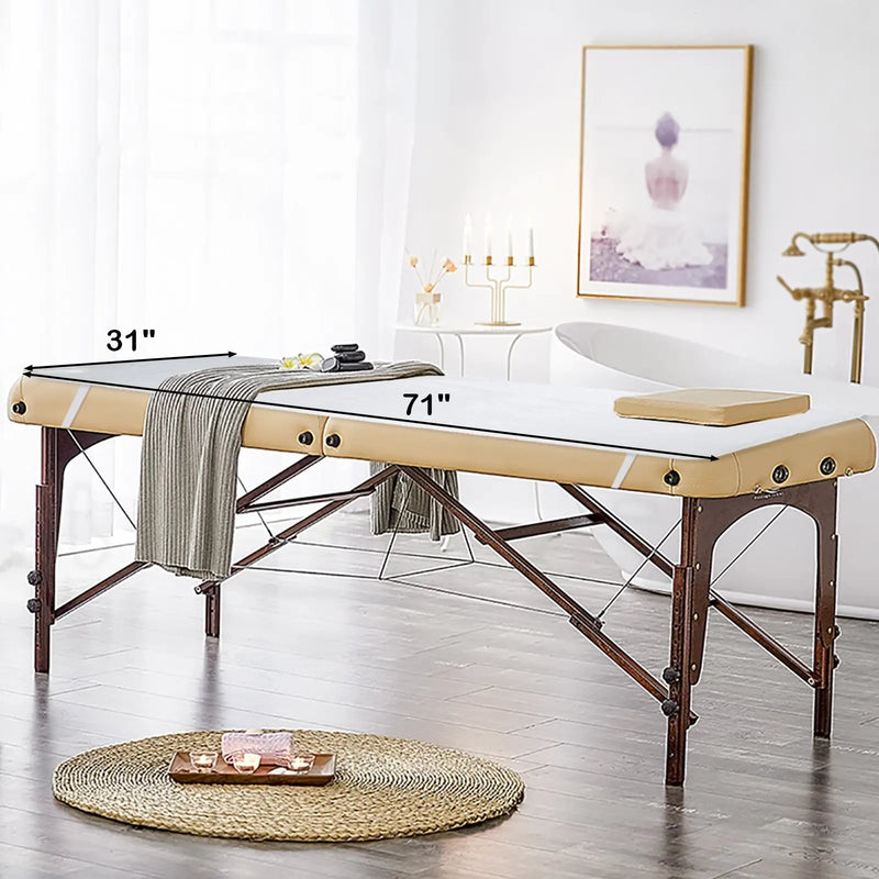71 x 31 Inch Massage Bed Warmer Heating Pad with 5 Heat Settings by DirectDeals