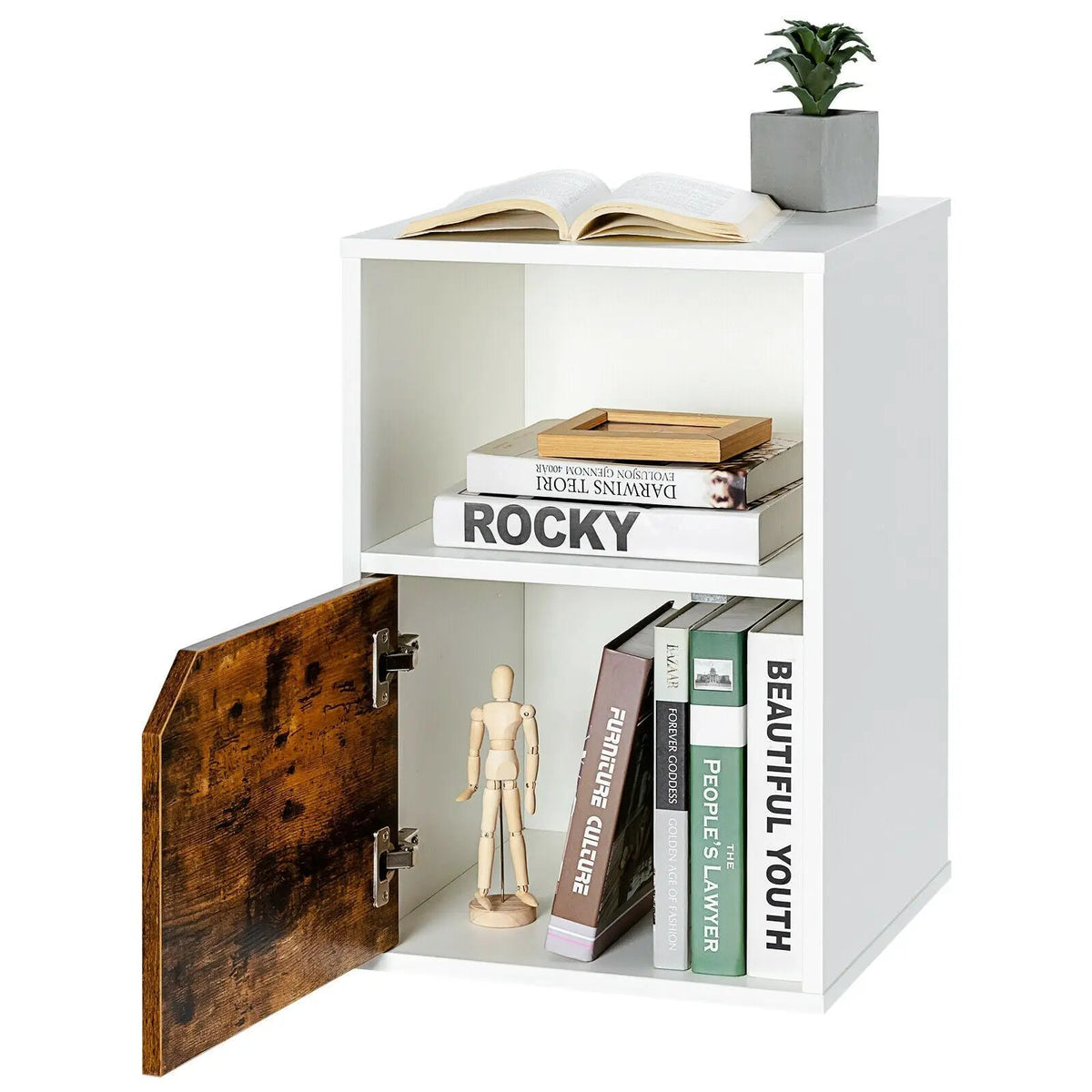 Set of 2 Nightstands Side End Table for Living Room by DirectDeals
