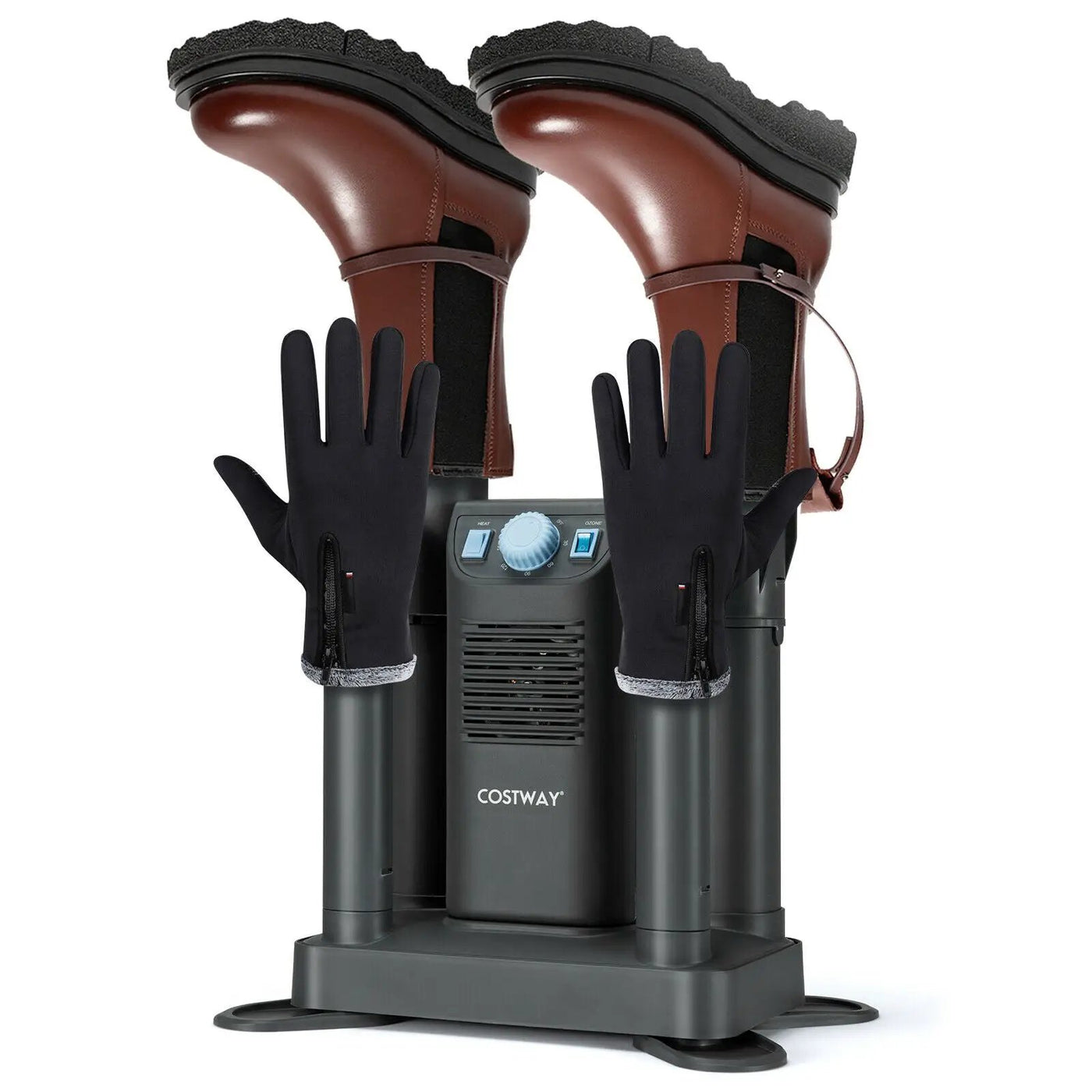 Electric Shoe Boot Dryer 4 Shoes with 180 Mins Timer Ozone Disinfection by DirectDeals