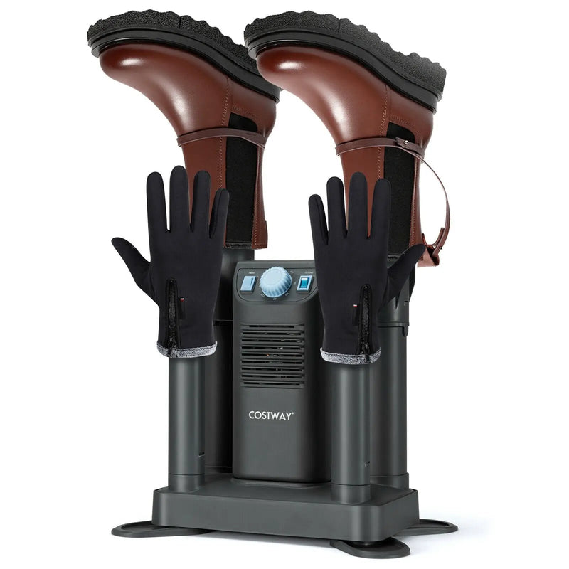 Electric Shoe Boot Dryer 4 Shoes with 180 Mins Timer Ozone Disinfection by DirectDeals