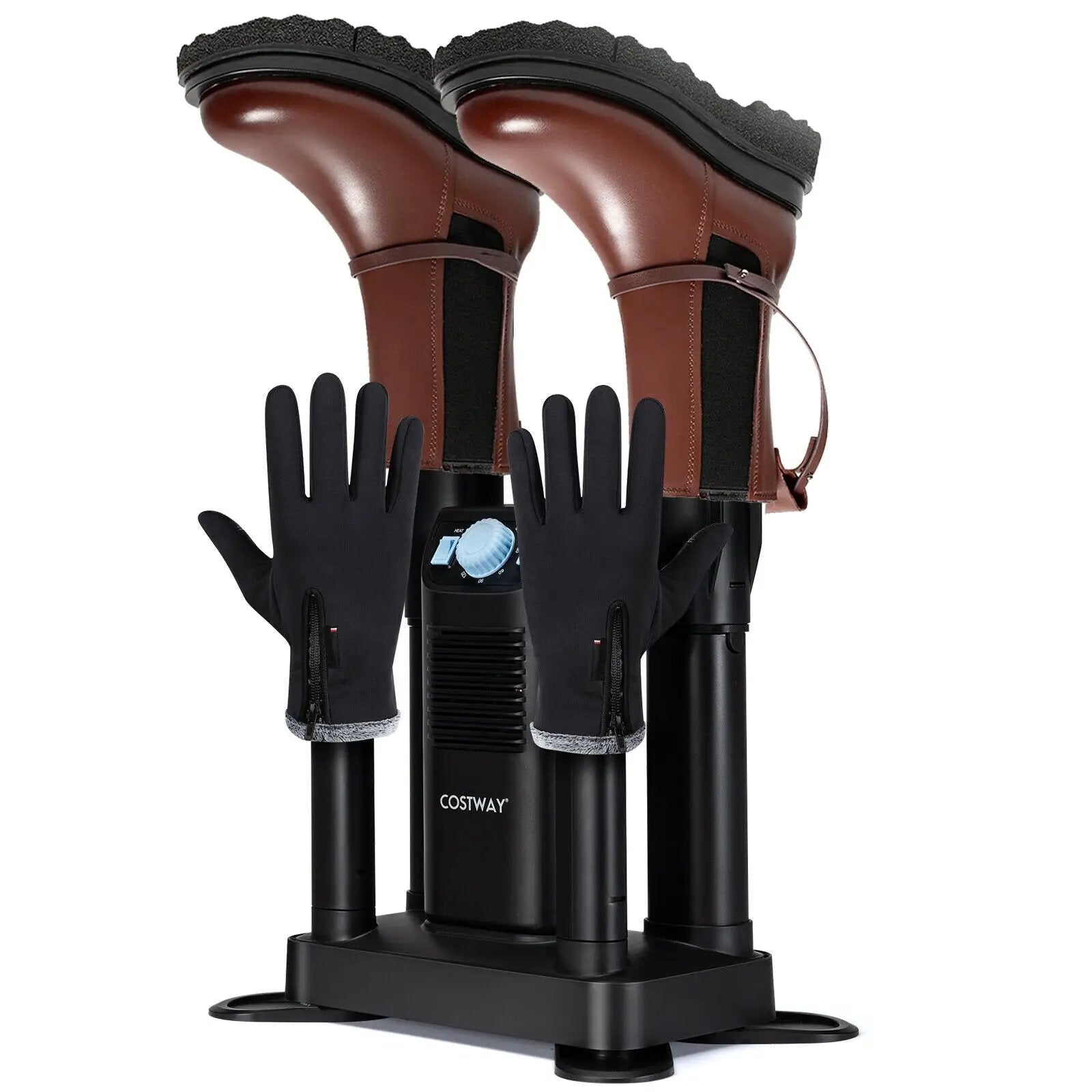 Electric Shoe Boot Dryer 4 Shoes with 180 Mins Timer Ozone Disinfection by DirectDeals