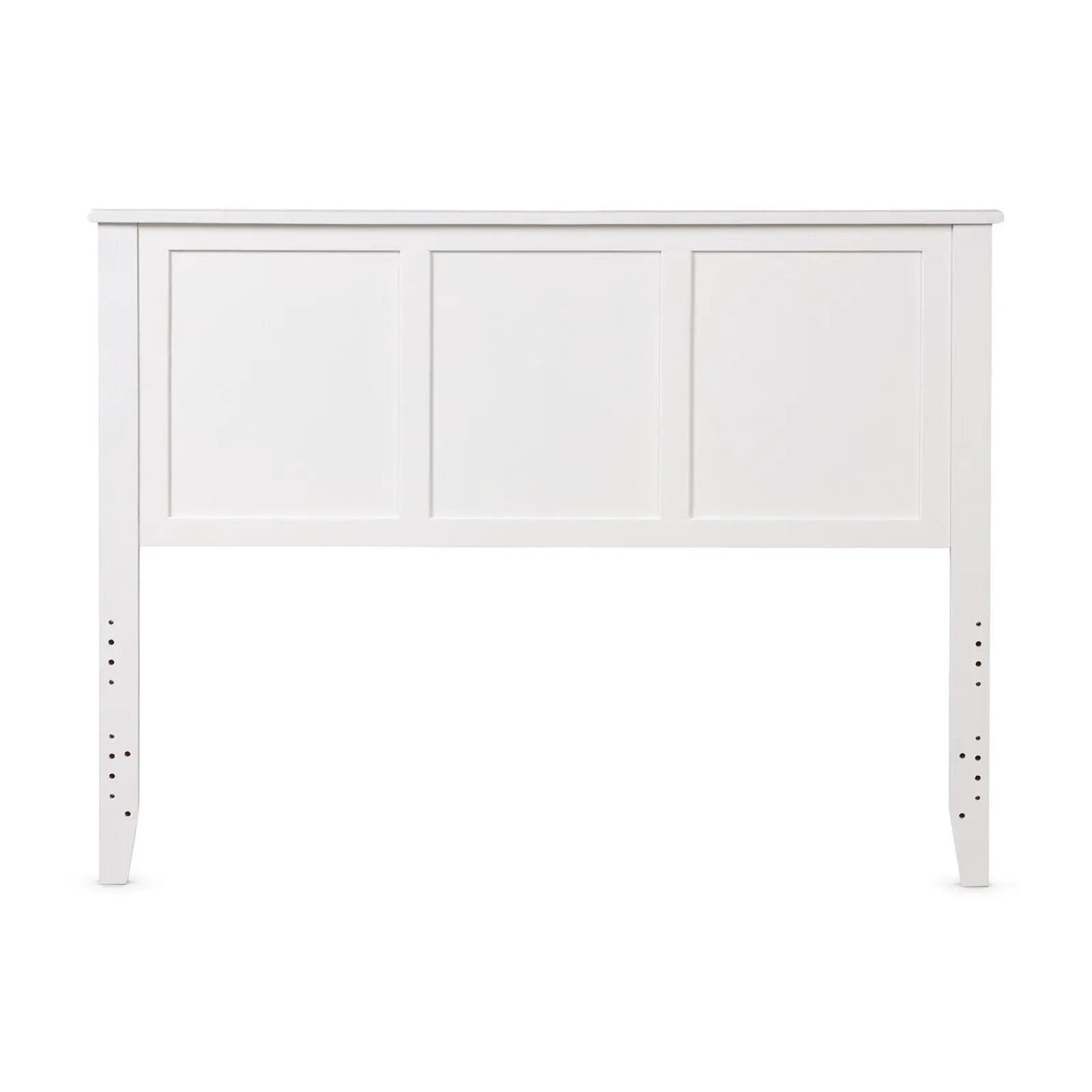 Full Wood Headboard Flat Panel with Pre-drilled Holes and Height Adjustment by DirectDeals