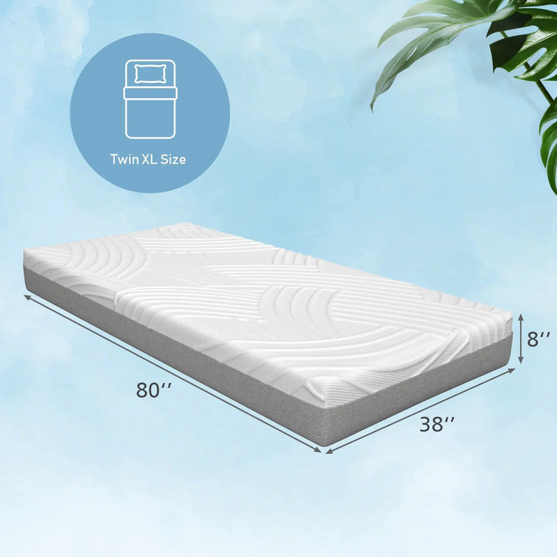 3D Bed Mattress Gel Memory Foam Convoluted Foam for Adjustable Bed by DirectDeals