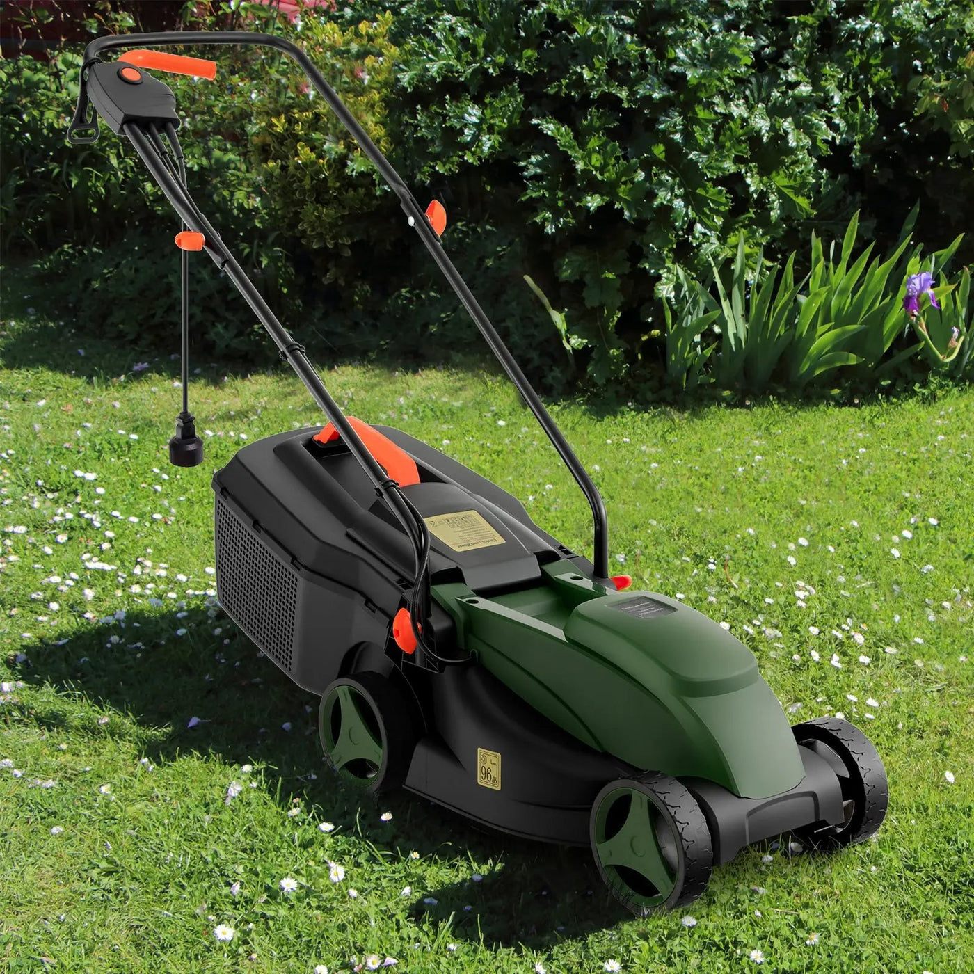 10 AMP 13 Inch Electric Corded Lawn Mower with Collection Box by DirectDeals