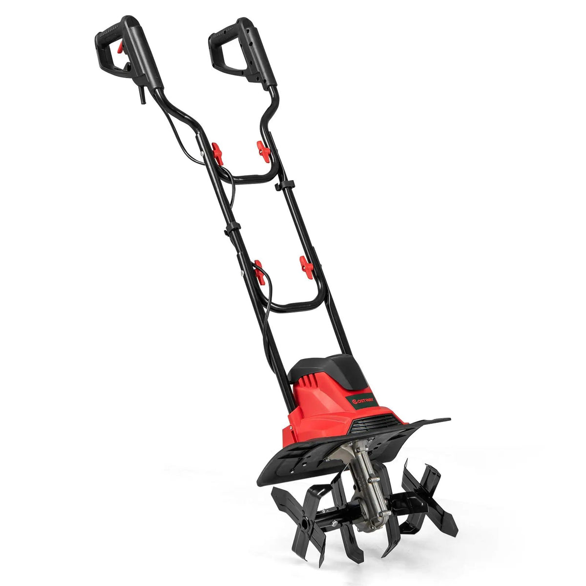 10 Amp Powerful Corded Electric Tiller Cultivator with Safety Lock by DirectDeals