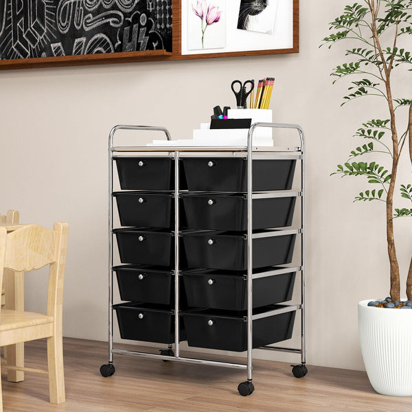 10-Drawer Rolling Storage Cart, photo 2 of 20