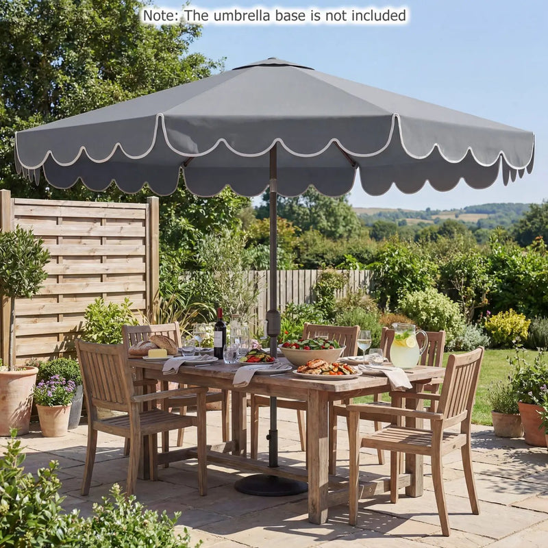 10 FT Patio Umbrella with Push Button Tilt and Crank by DirectDeals