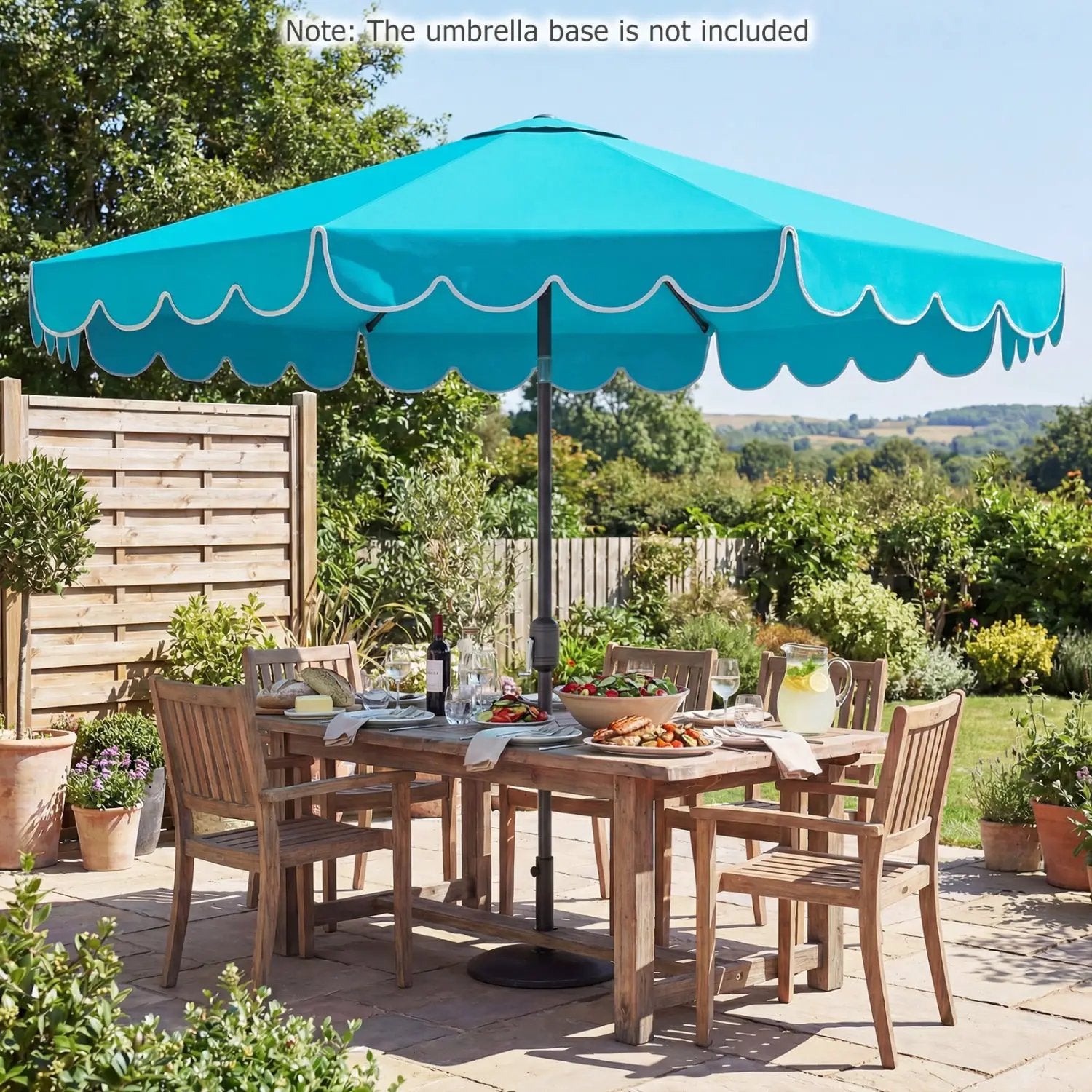 10 FT Patio Umbrella with Push Button Tilt and Crank by DirectDeals
